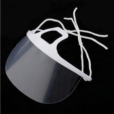 Transparent Anti-fog Face Mask Plastic Comfortable Spittle Shield Tattoo Mouth Cover Kitchen Catering Mask