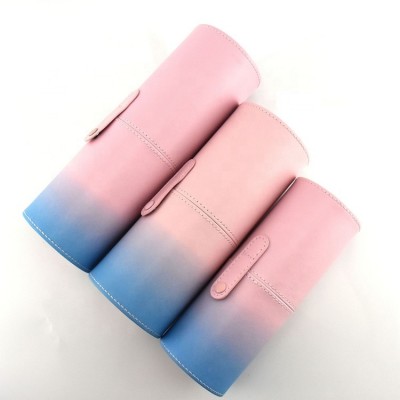 3 Size PU Leather Material Makeup Brush Case Cylinder Cosmetic Holder USE For Makeup Brush Set Beauty Tools