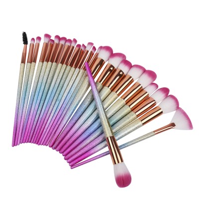 24pcs Glitter Cosmetic Make Up Kit Professional Makeup Brush