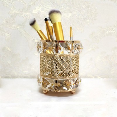 ZHENGLINA OEM High Quality Bling Bling Makeup Brush Storage Bucket