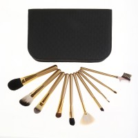 10pcs ladies makeup beauty bamboo makeup brush set