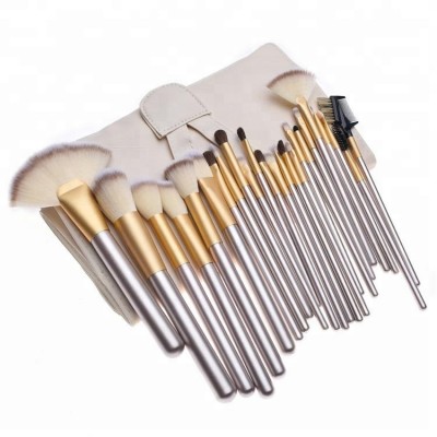 Wholesale High Quality Professional 24pcs Make up Brushes with Belt Apron