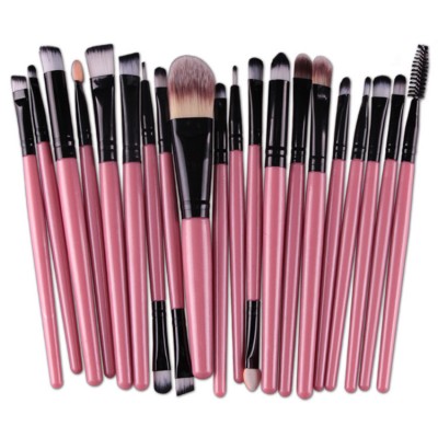 20pcs Multifunctional Makeup Brush Set Private Label Pink Make Up Brush Set